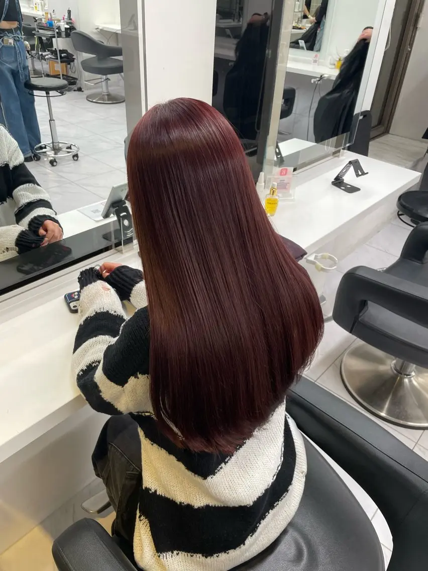 ロング カラー ヘアアレンジ 💗横浜美容室 💗HARUNAのヘアスタイル