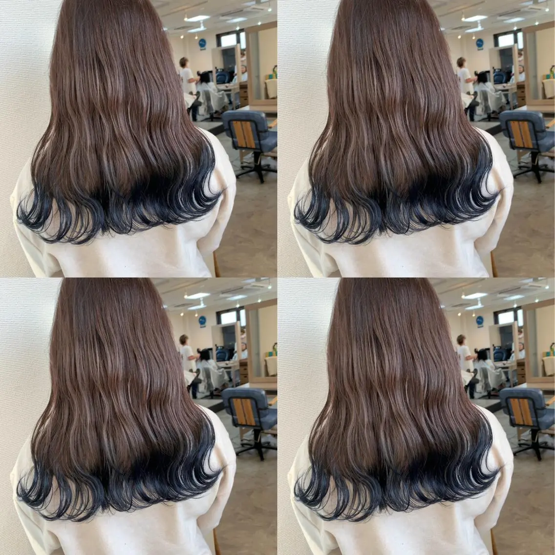 セミロング カラー ブルーカラー ネイビーカラー トリートメント /カラー/NAOKIのヘアスタイル