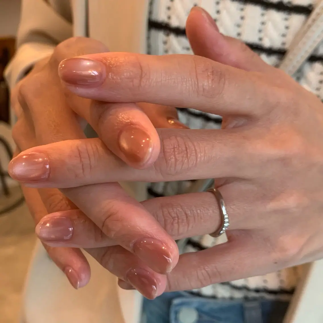 ネイル ハンドネイル moe_ keeth nailのネイルデザイン