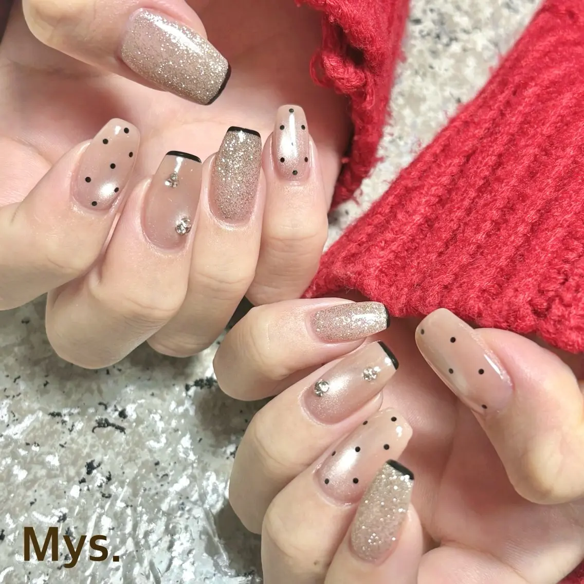 ネイル ハンドネイル Mys. 三上紗紀のネイルデザイン
