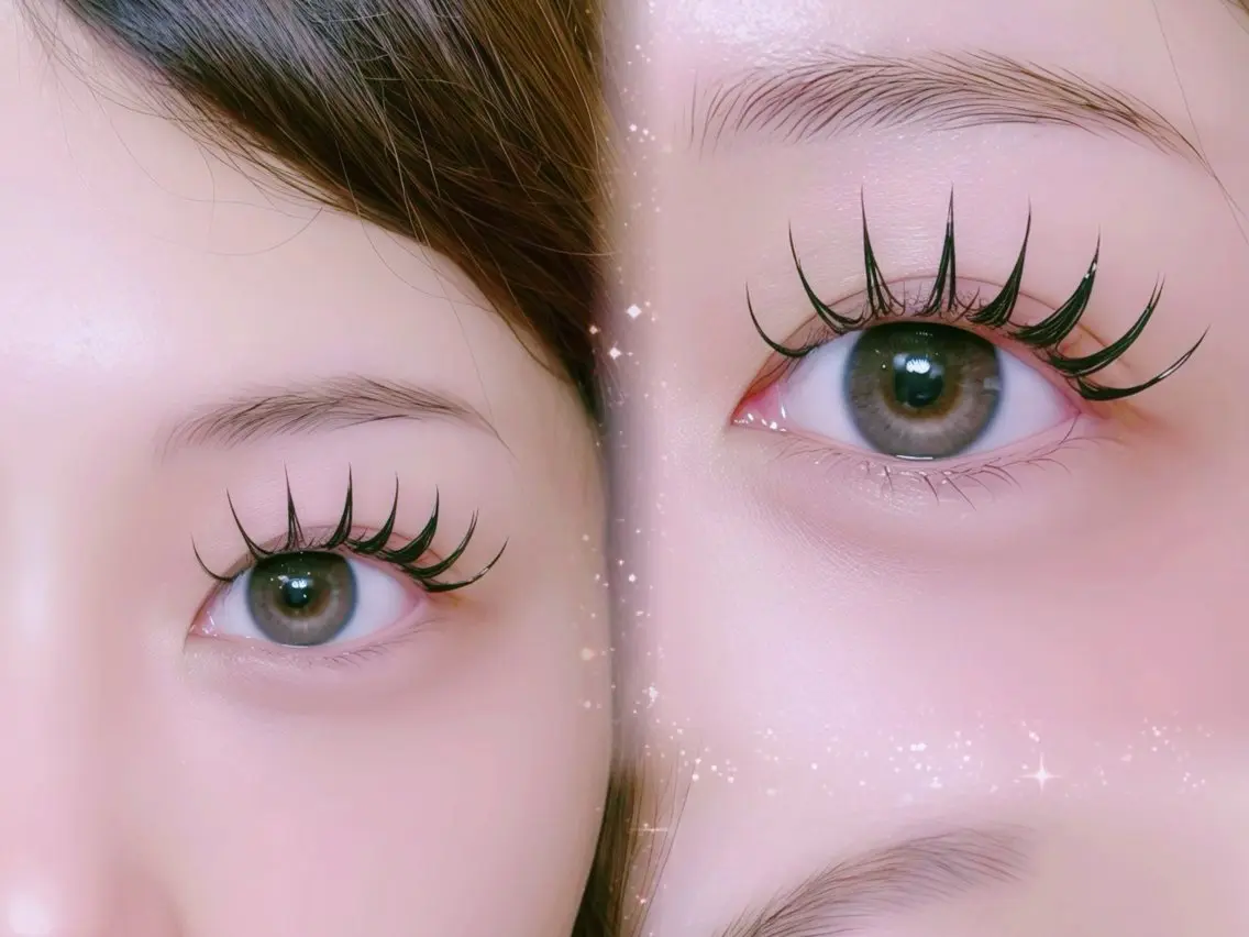 マツエク・マツパ 付け放題 バインドロック 束感まつ毛 フラットラッシュ ナチュラル マツパ YK Beauty Salonのマツエク・マツパデザイン