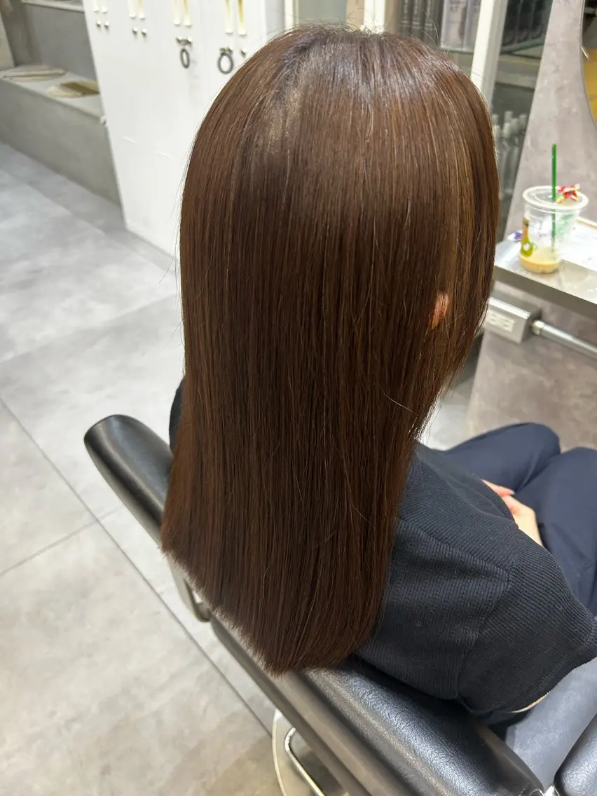 ロング カラー ブラウンカラー ヘアカラー 小林 大祐のヘアスタイル