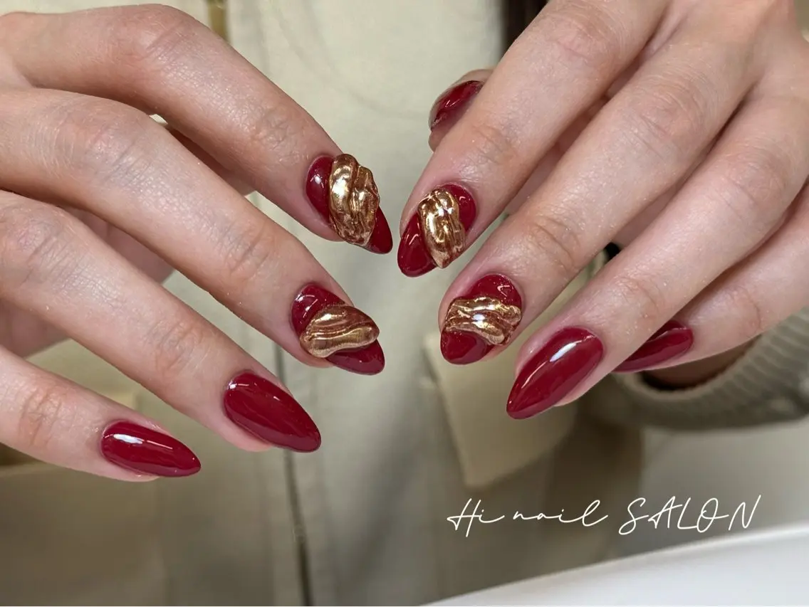 ネイル チークネイル フレンチネイル 韓国ネイル マグネットネイル 持ち込み LINEA.nail STUDIOのネイルデザイン