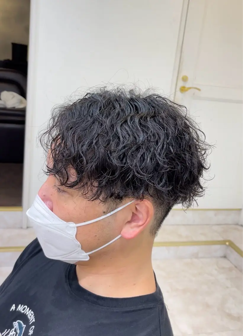 パーマ メンズ メンズ韓国風 マッシュ メンズパーマ ツイストスパイラルパーマ 波巻きパーマ 波巻きスパイラル 近藤剛 浦和のヘアスタイル