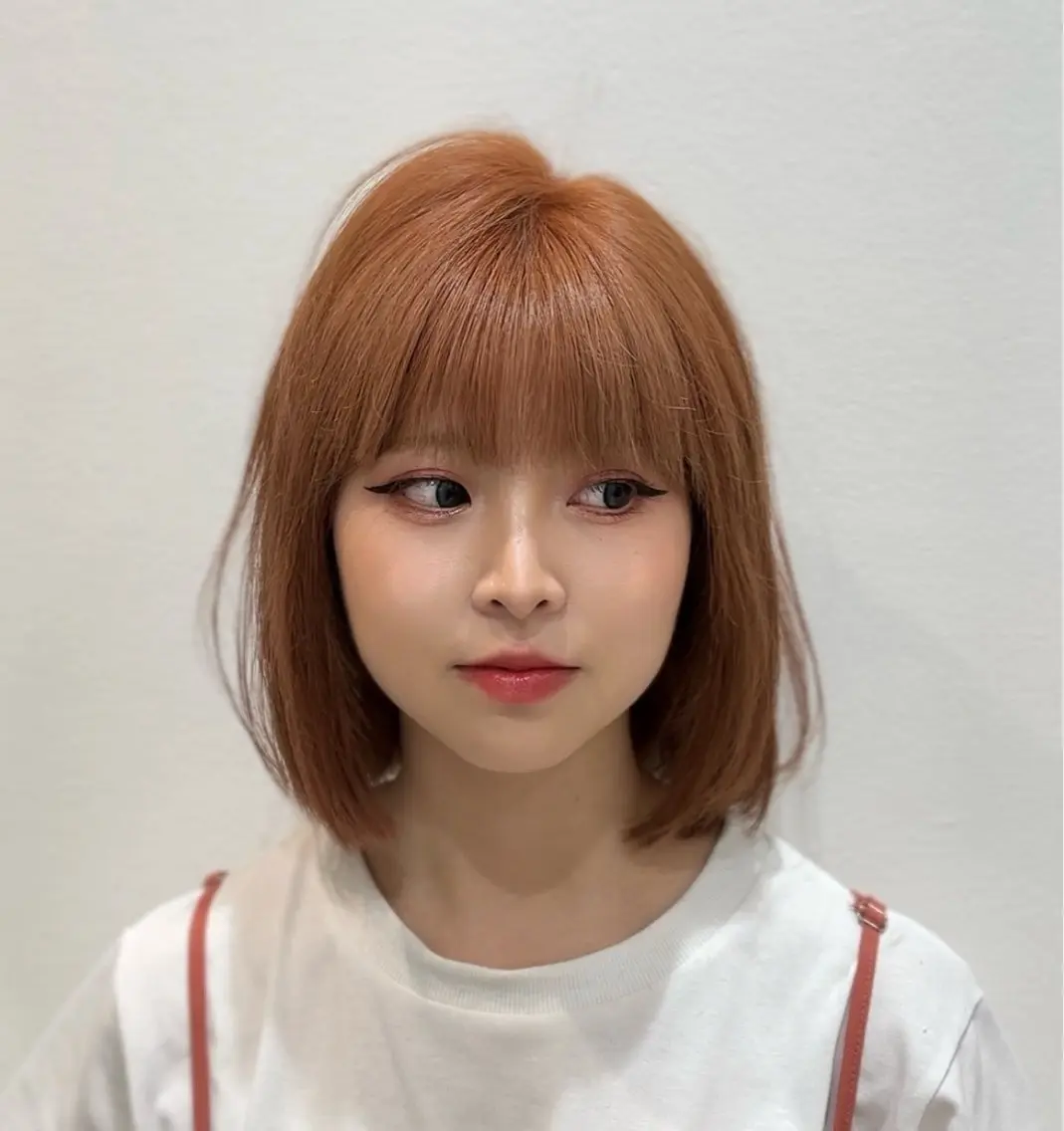 けいし🐬ボブ 美髪縮毛矯正のヘアスタイル