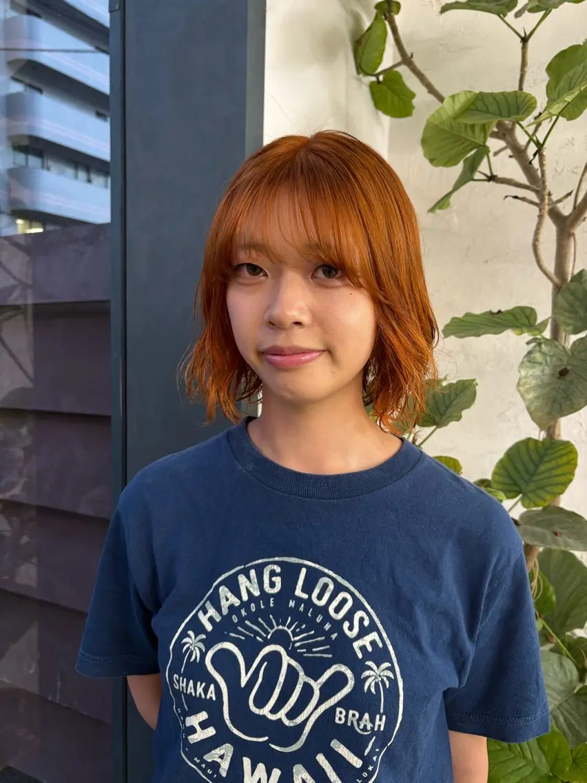 カラー ヘアカラー ミカミ モエ🐈‍⬛のヘアスタイル