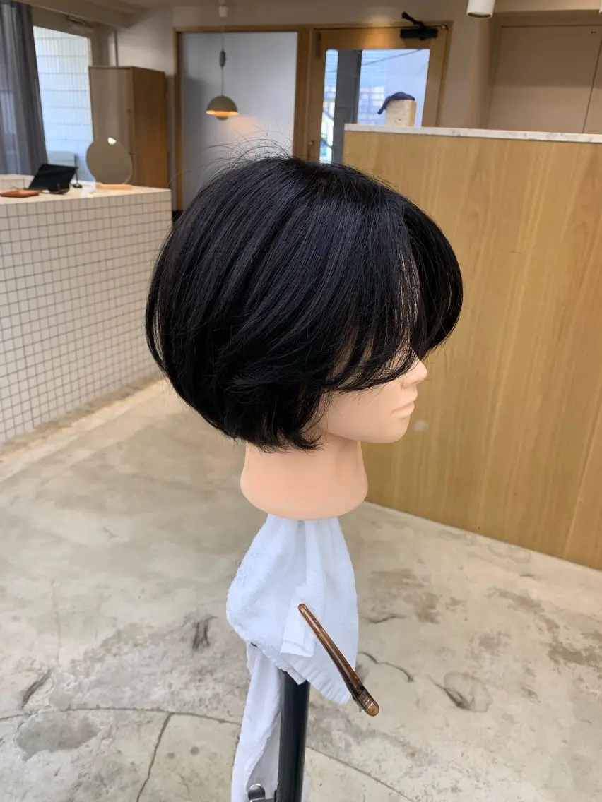 ショート 似合わせレイヤー ‪ෆ‪.*艶髪補修のヘアスタイル