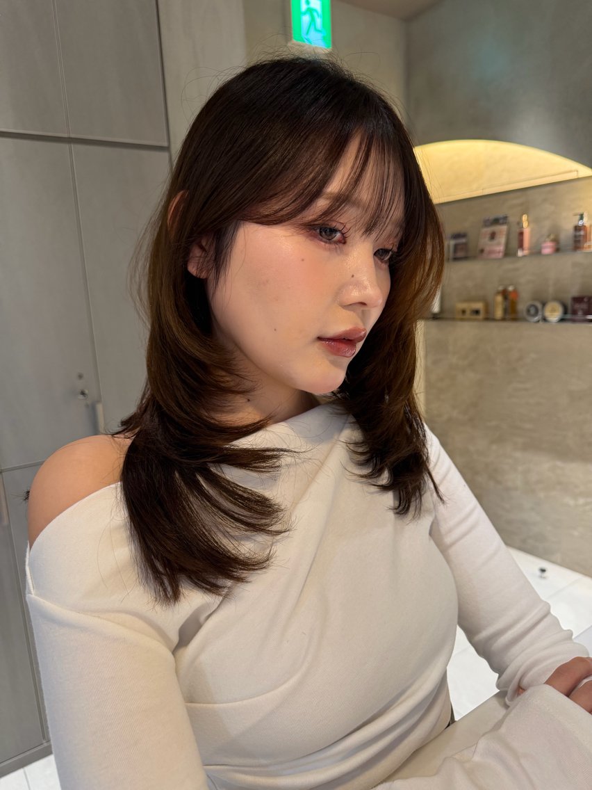 ロング カット ヘアカラー トリートメント 🦋高屋敷陸🦋 レイヤー/ハイトーンのヘアスタイル