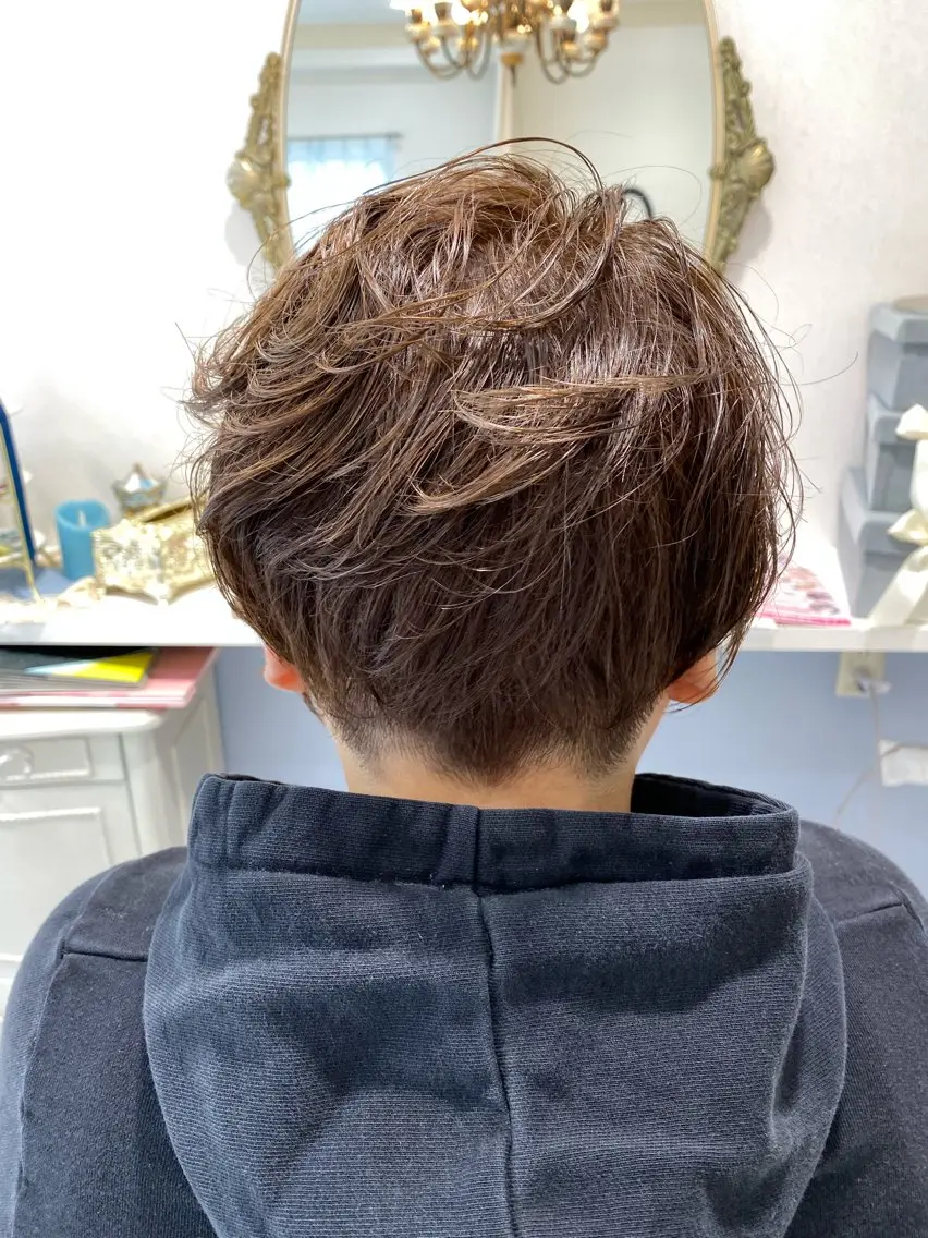 ショート カラー デート ショートヘア MASUMI／ 川西能勢口LUMIAのヘアスタイル