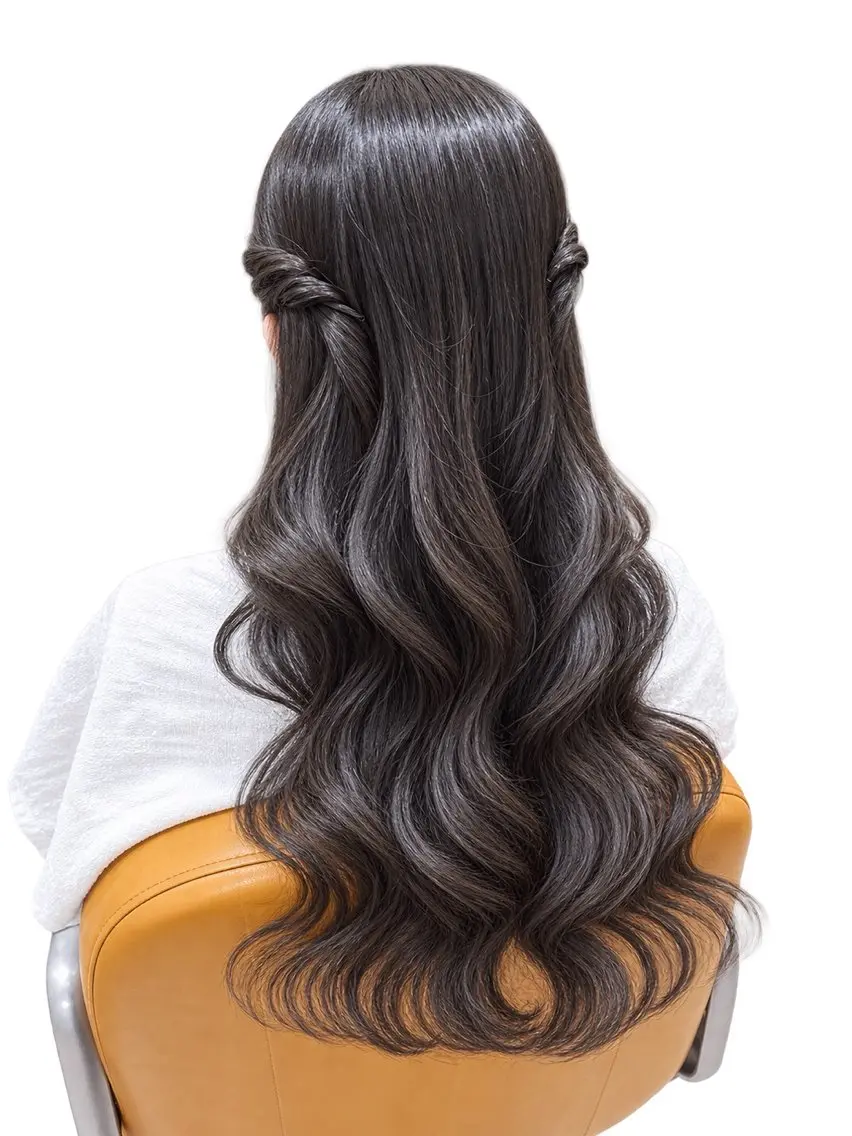 ロング ヘアアレンジ Hair &Make ナナセのヘアスタイル