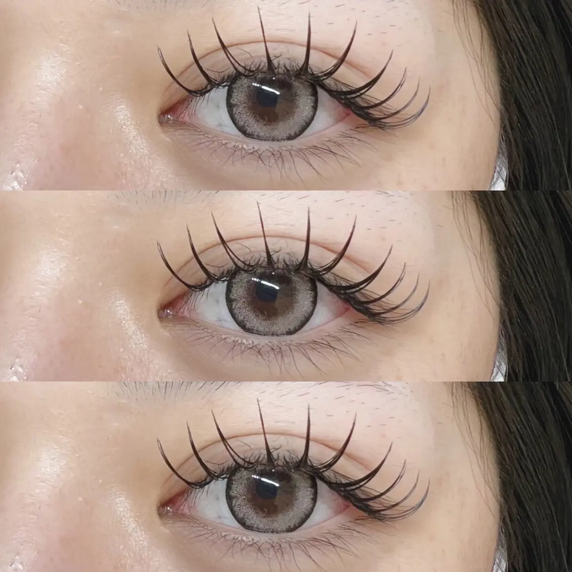 マツエク・マツパ 束感まつ毛 フラットラッシュ Eyelash Hauoliの眉毛・アイブロウイメージ