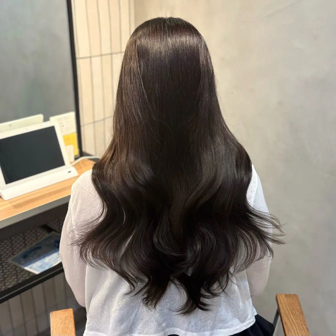 ロング カラー ヘアカラー トリートメント 𝒌𝒚𝒐𝒌𝒂 ︎︎のヘアスタイル