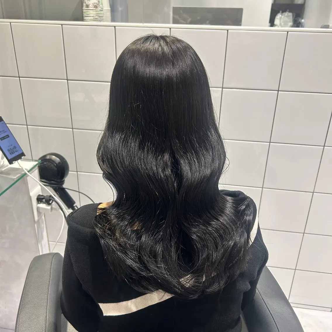ロング カラー ヘアカラー トリートメント 表参道/透明感カラー /暗髪/ジュキヤのヘアスタイル