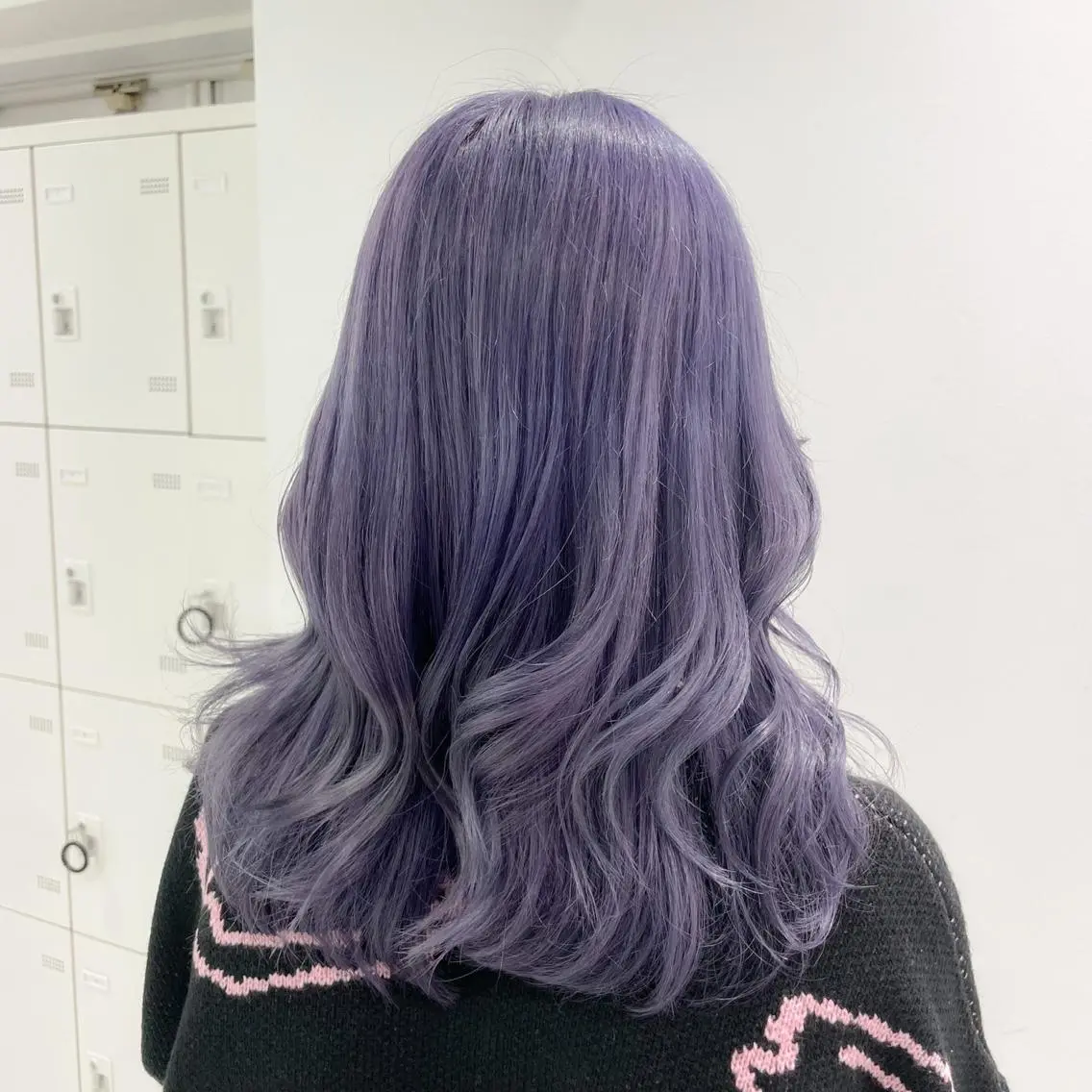 セミロング カラー Over hair_ misakiのヘアスタイル
