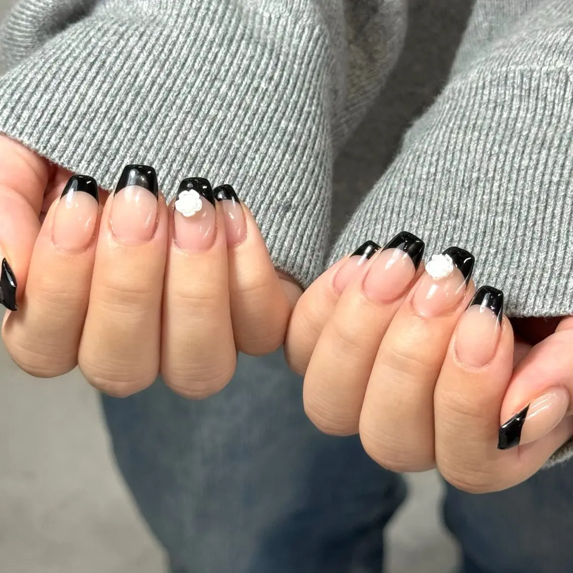 french nail💅（オフあり）こだわりフレンチネイルの写真