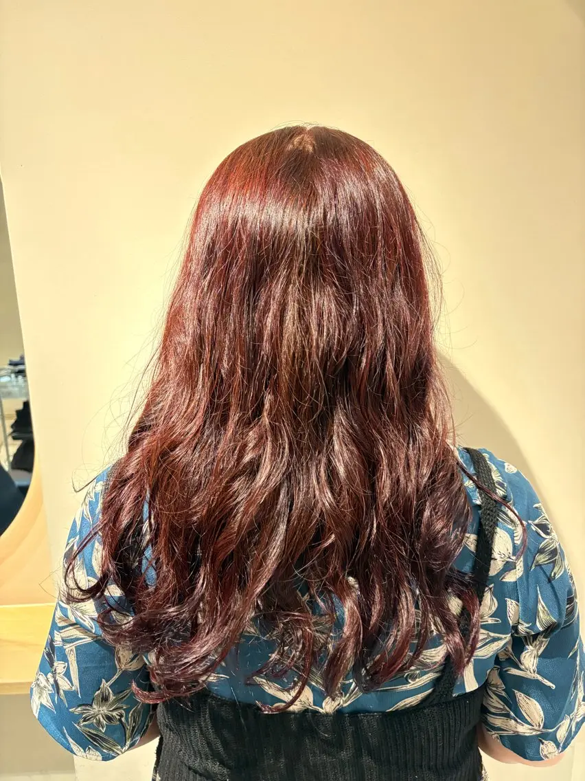 ロング パーマ 濱野 彩花のヘアスタイル