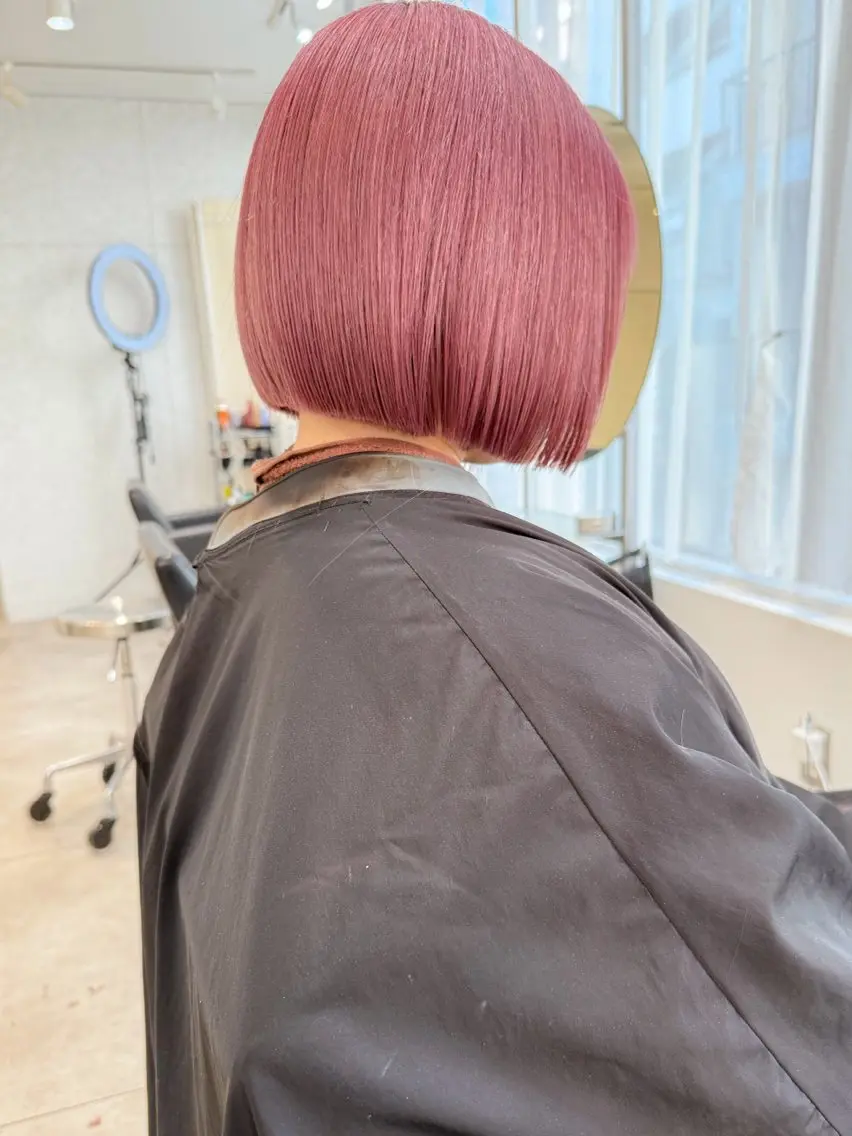 ショート カラー ヘアカラー トリートメント ヘッドスパ ヘアセット 大宮 / ボブ特化 永井竜也のヘアスタイル