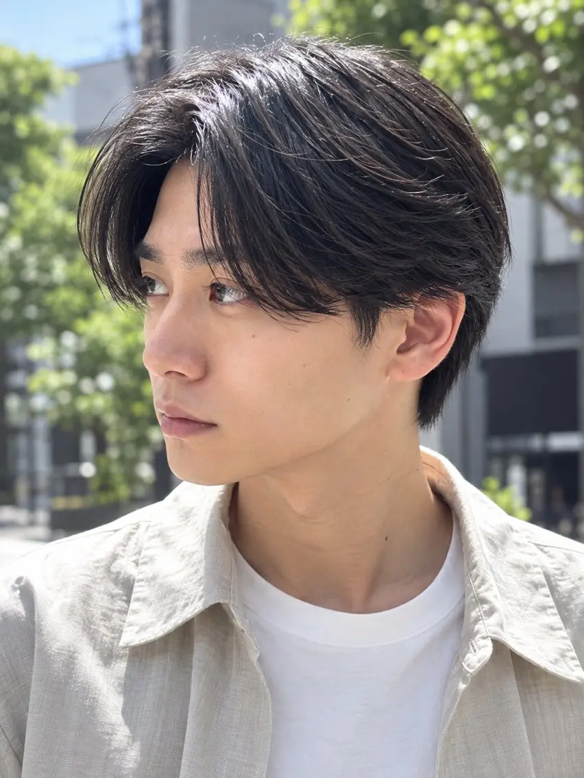ミディアム メンズ カット Shu ✄﻿/ giinii 横浜のヘアスタイル
