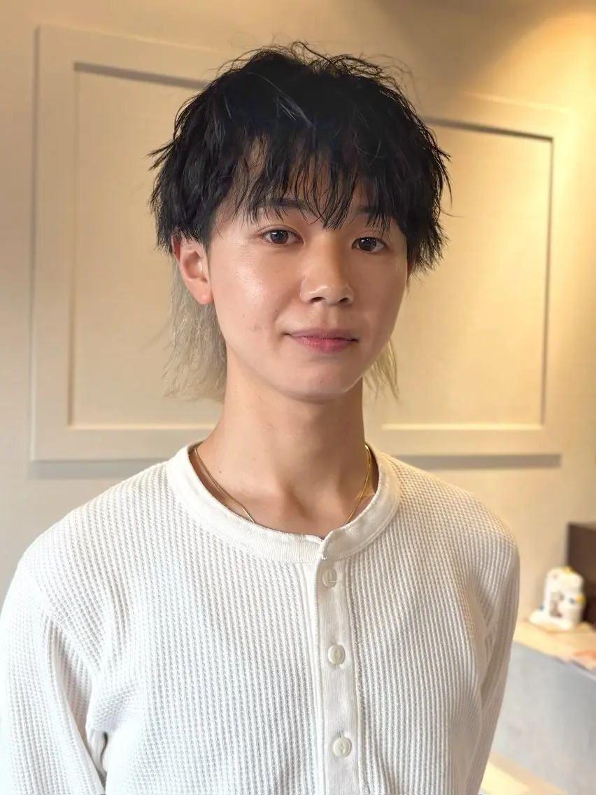 ショート カラー メンズ カット ヘアカラー トリートメント メンズパーマ/カラー 中島 海のヘアスタイル