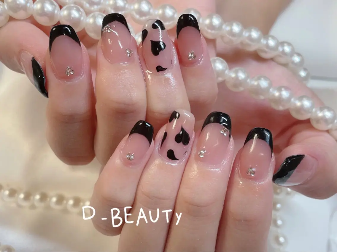 ❤️hand オフィスにもok、フレンチネイル/カラーグラデ/ミラー/オ-ロラ¥4980の写真
