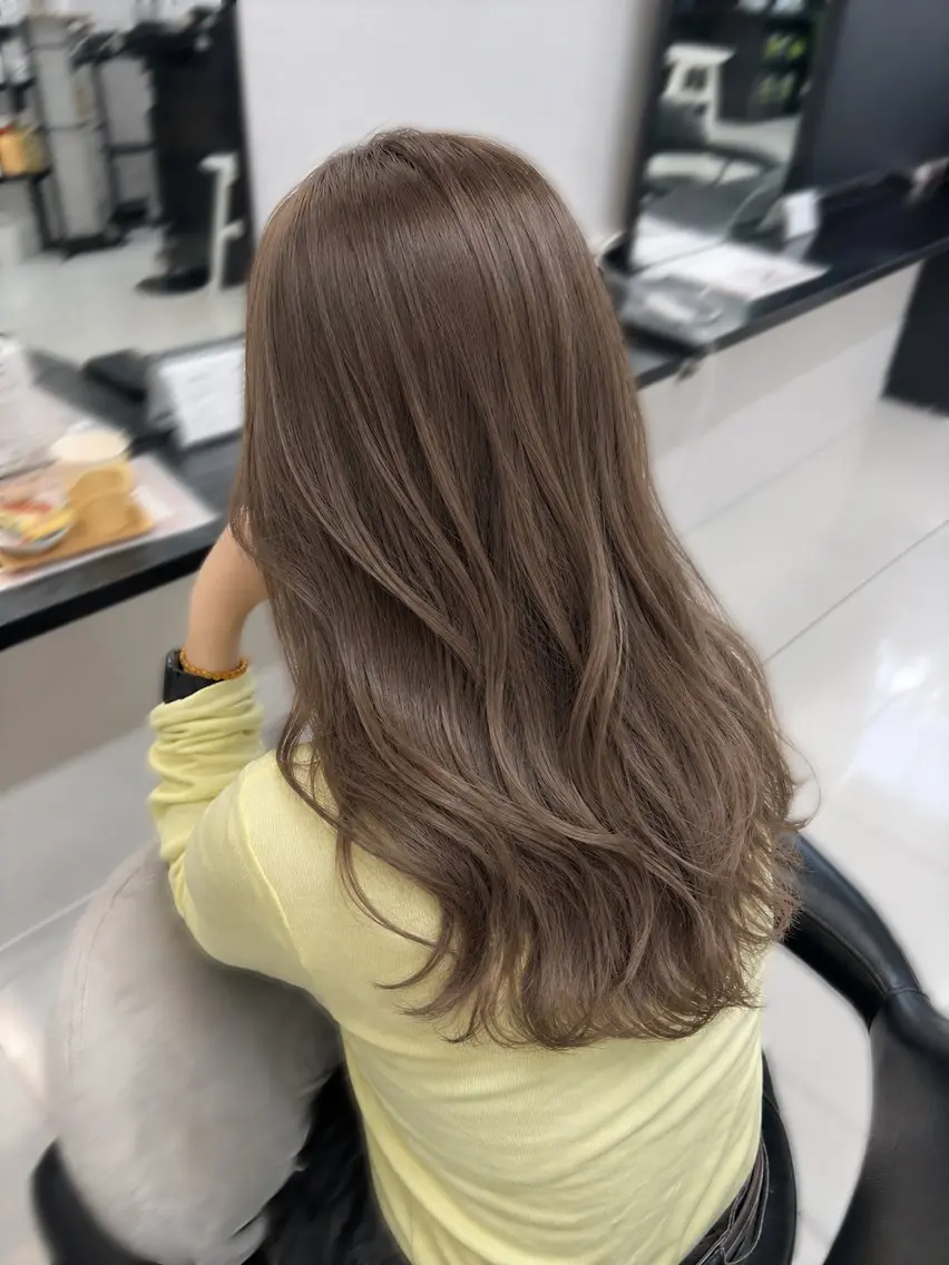 ロング カラー ヘアカラー ブリーチなしWカラー /アレンジ/ユウミのヘアスタイル