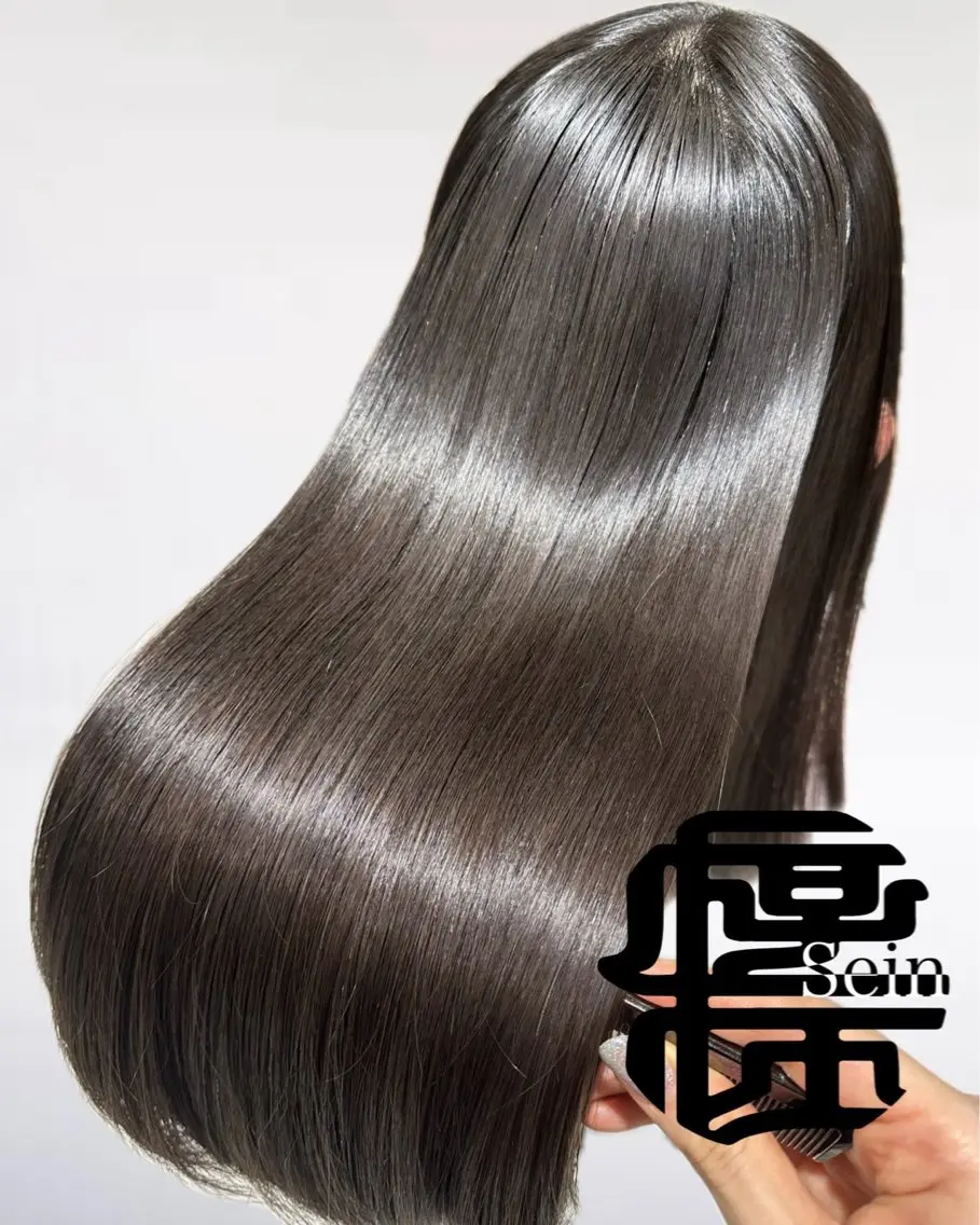 ロング 髪質改善 縮毛矯正 酸性ストレート トリートメント 💜髪質改善推し💜 Sein.せりのヘアスタイル