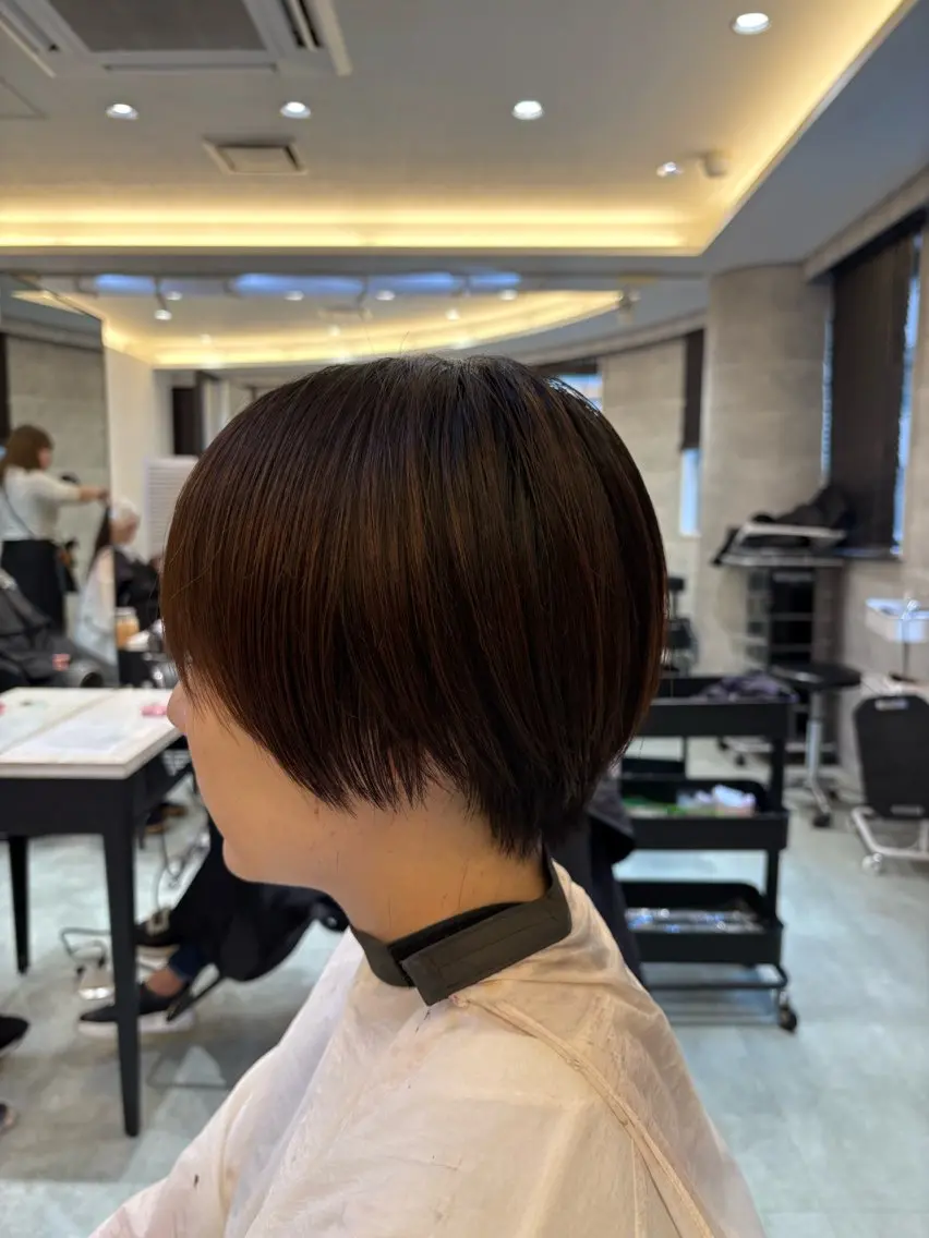 ショート 丸みショート ショートヘア ケアブリーチ🌟 ♢WATARU♢のヘアスタイル