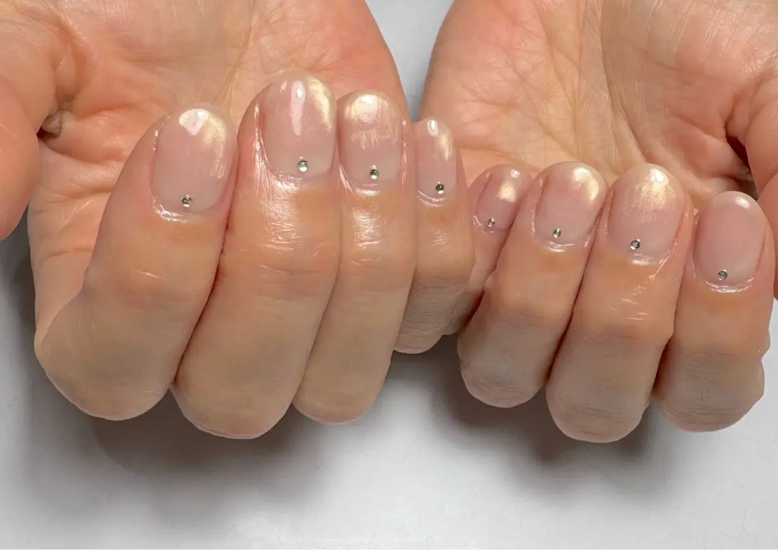 ネイル チークネイル マグネットネイル ストーンネイル ハンドネイル Nail Salon noiのネイルデザイン
