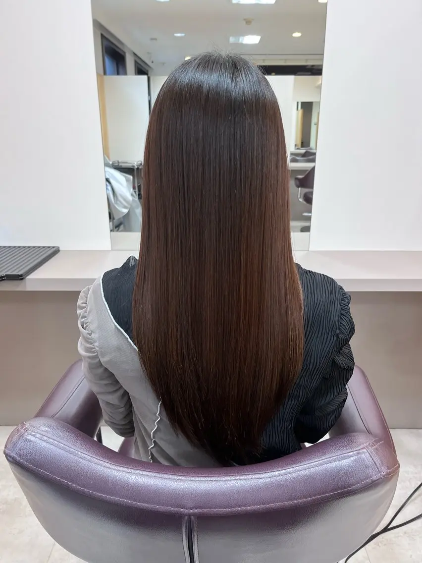 ロング 縮毛矯正 トリートメント トリートメント 髪質改善特化KIZU /艶髪研究（京都）のヘアスタイル