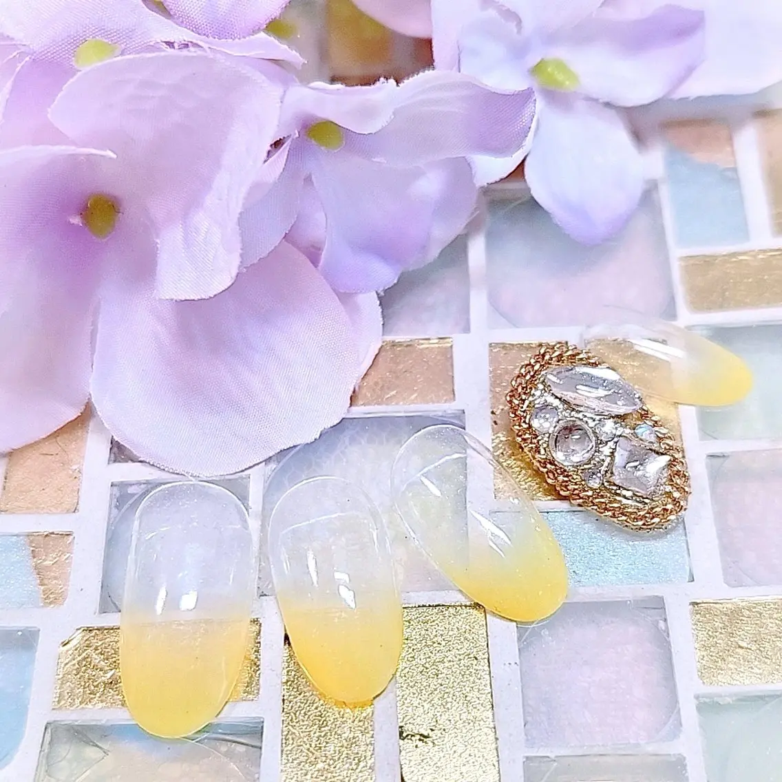 ネイル ハンドネイル 手描きアート&推し活 🌟Wisteriaのネイルデザイン