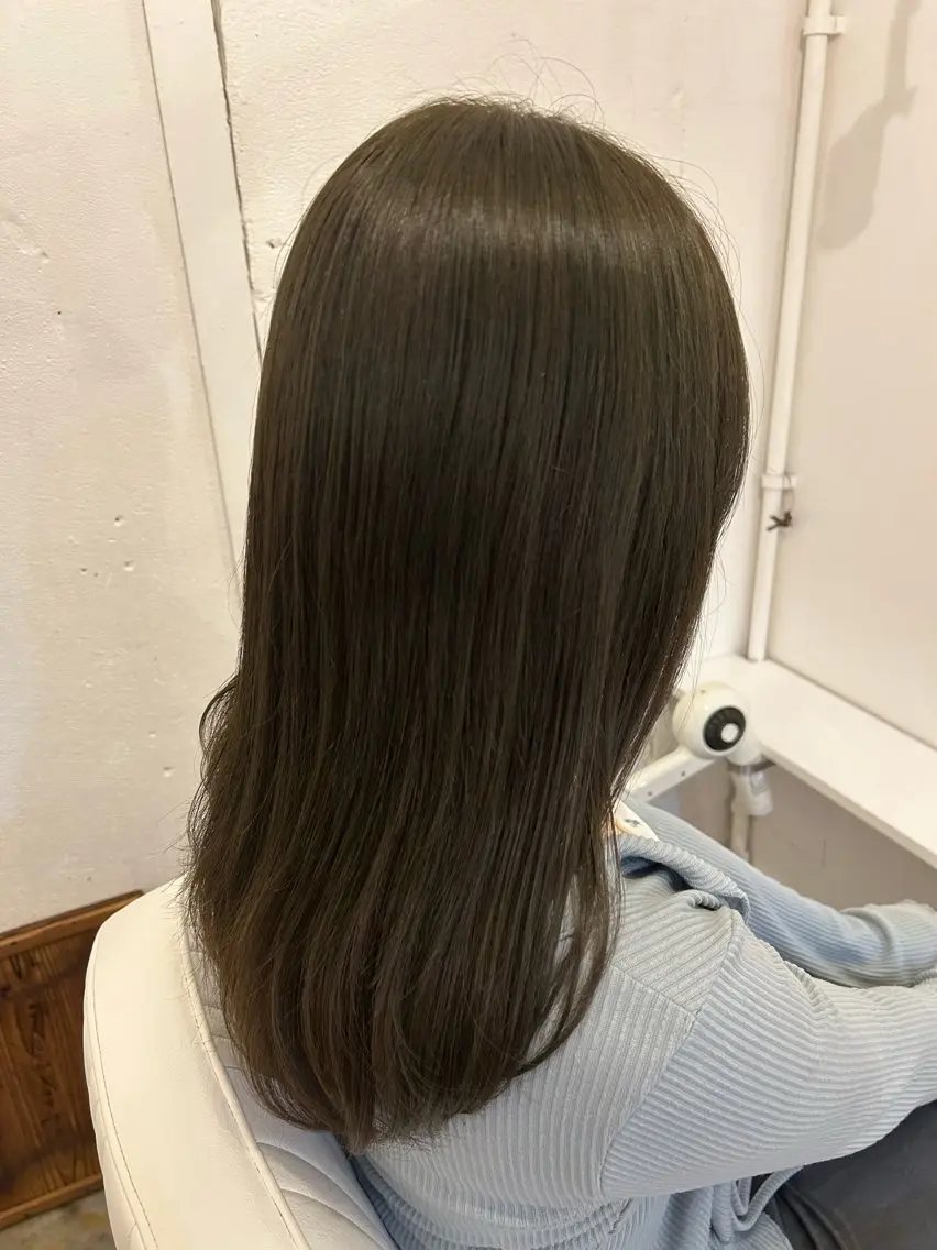 カラー オリーブカラー ヘアカラー karin /kico ೀのヘアスタイル