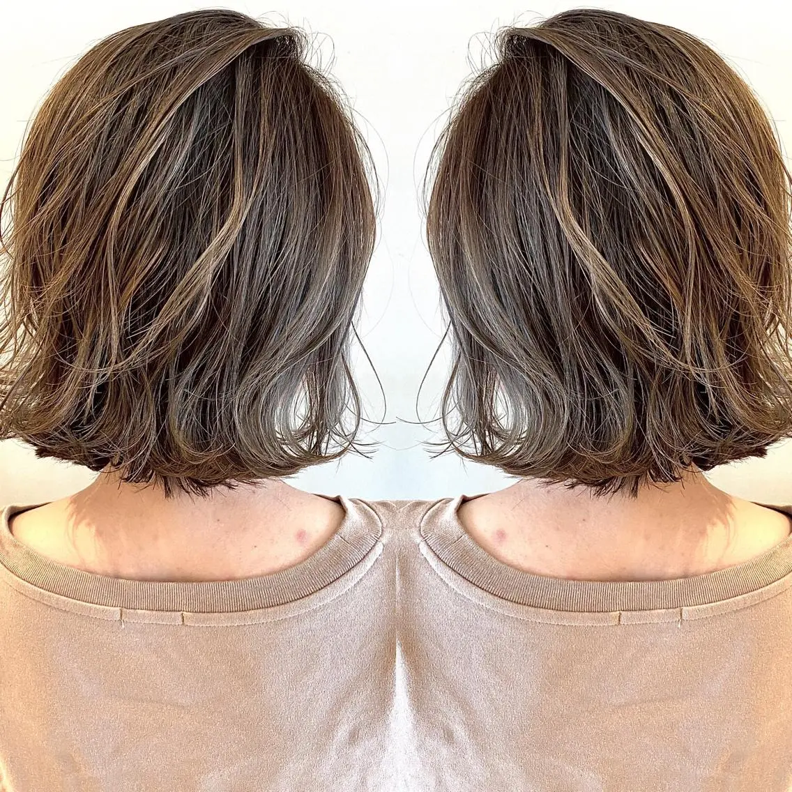 ショート カラー ヘアアレンジ ネイル マツエク・マツパ 透明感カラー ハイライトカラー 外国人風カラー ハイライト ショートヘア カット ヘアカラー 夜23時まで予約🉑 reverieあきらのヘアスタイル