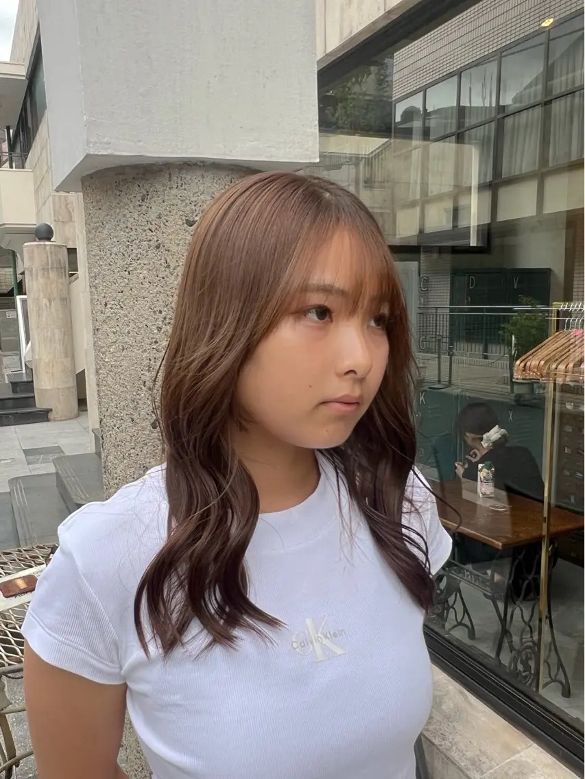 セミロング カラー ヘアアレンジ アッシュ アッシュブラウン ブリーチ ブラウンカラー 透明感カラー カット ヘアカラー トリートメント レイヤー/艶髪矯正 🪐takushiのヘアスタイル