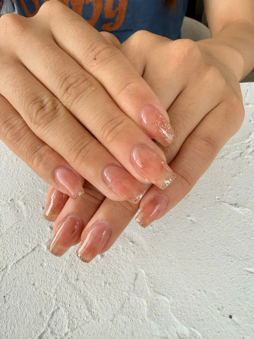 ネイル ニュアンスネイル ハンドネイル anlubon /みわのネイルデザイン