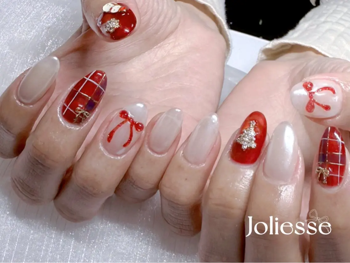 ネイル 冬ネイル クリスマス Joliesse nail salonのネイルデザイン