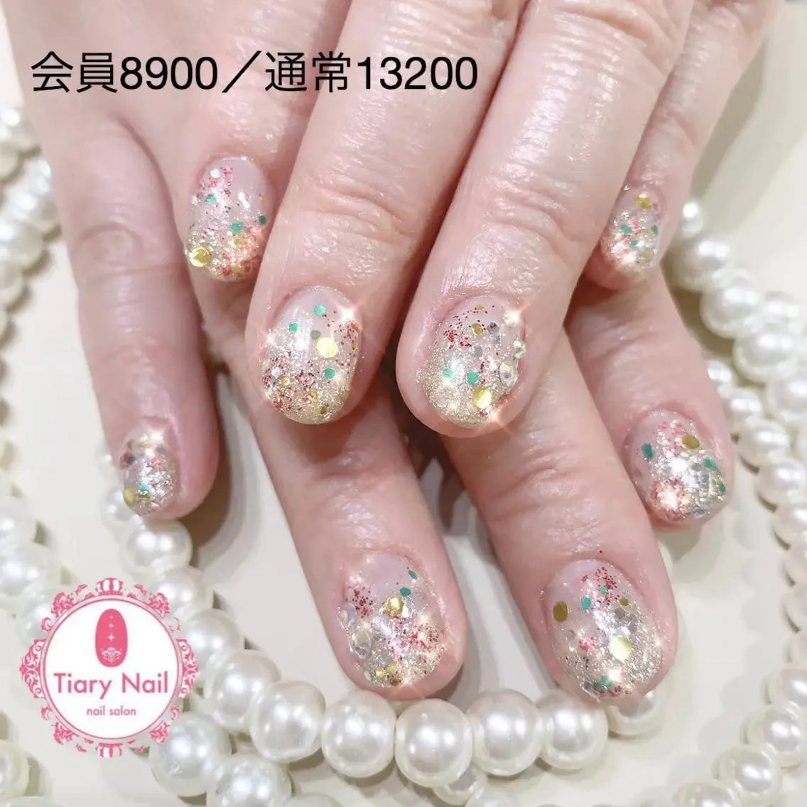 ネイル 💗🪽Tiary Nail🪽💗のネイルデザイン