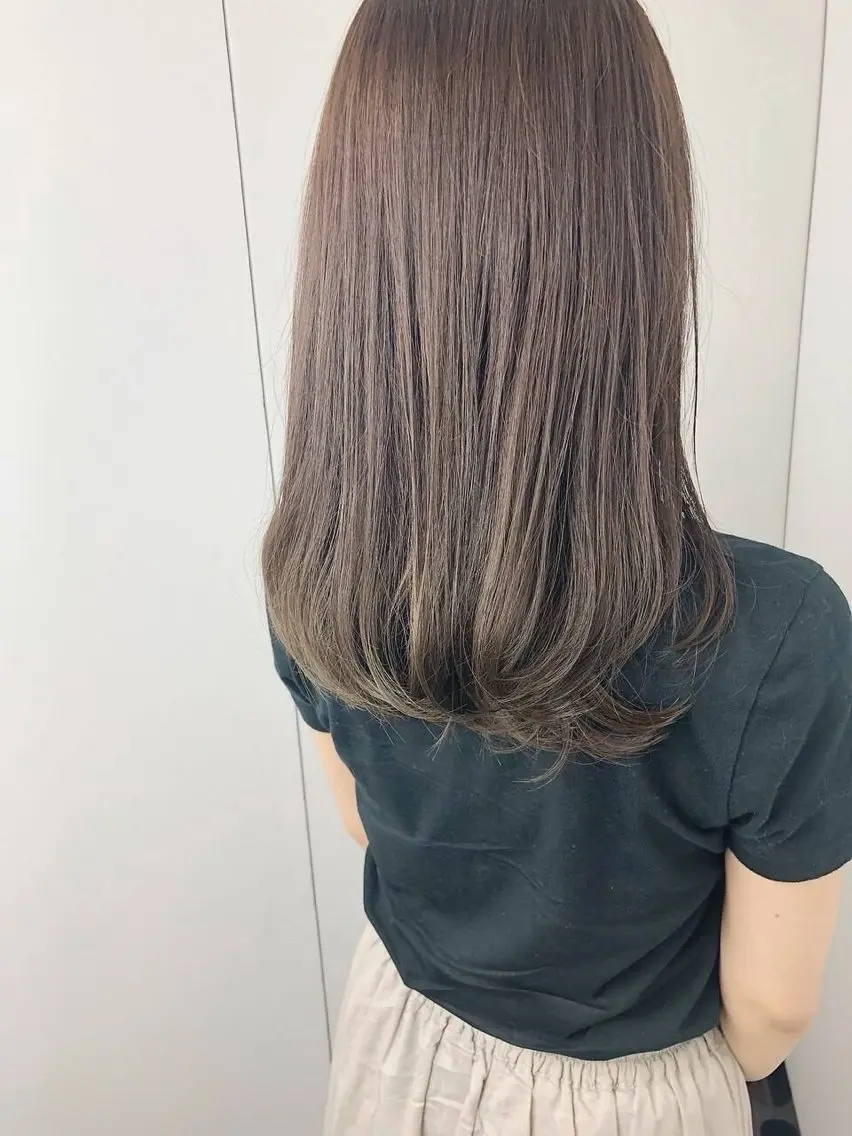 ロング カラー 縮毛矯正/髪質改善 ルクア9F/小倉悠佑のヘアスタイル