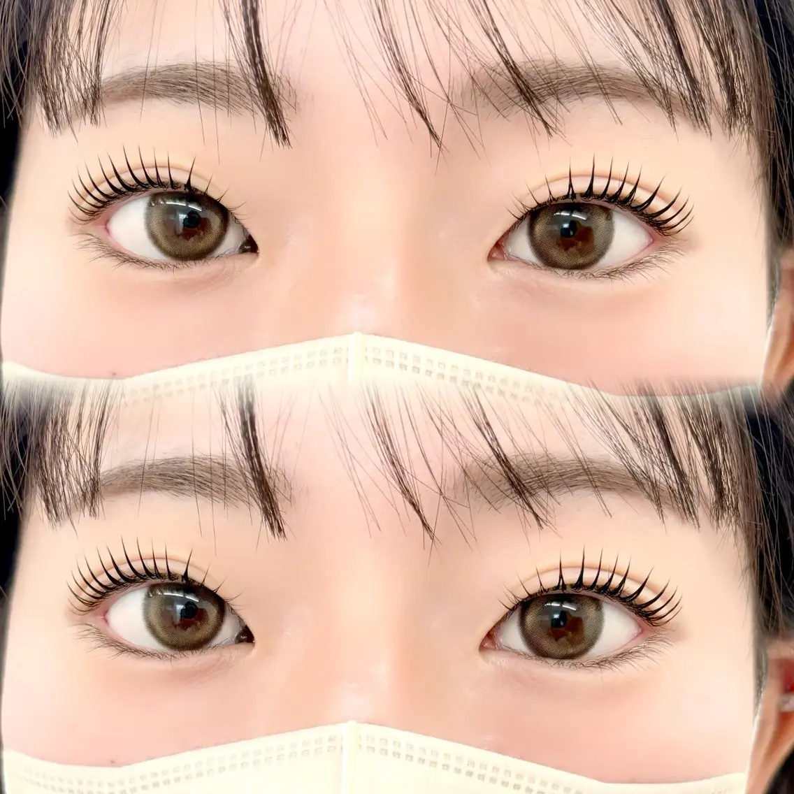 マツエク・マツパ 束感まつ毛 フラットラッシュ 韓国風マツエク ナチュラル まつげパーマ マツパ CLUTCH🫧 ayanoのマツエク・マツパデザイン