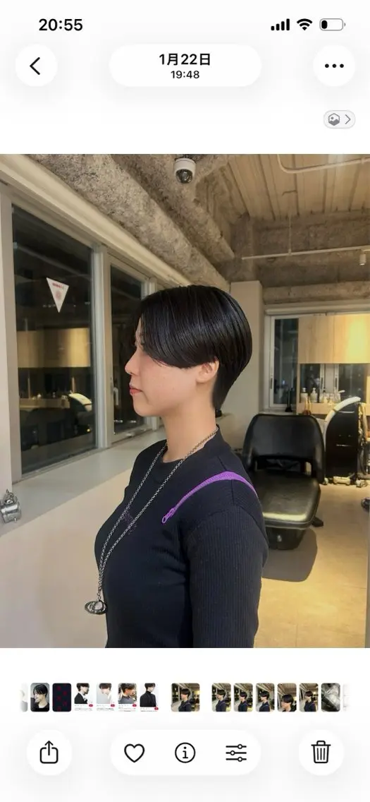 ショート ハンサムショート 似合わせカット ショートヘア 似合わせカット🎀 梅田🤍sayaのヘアスタイル