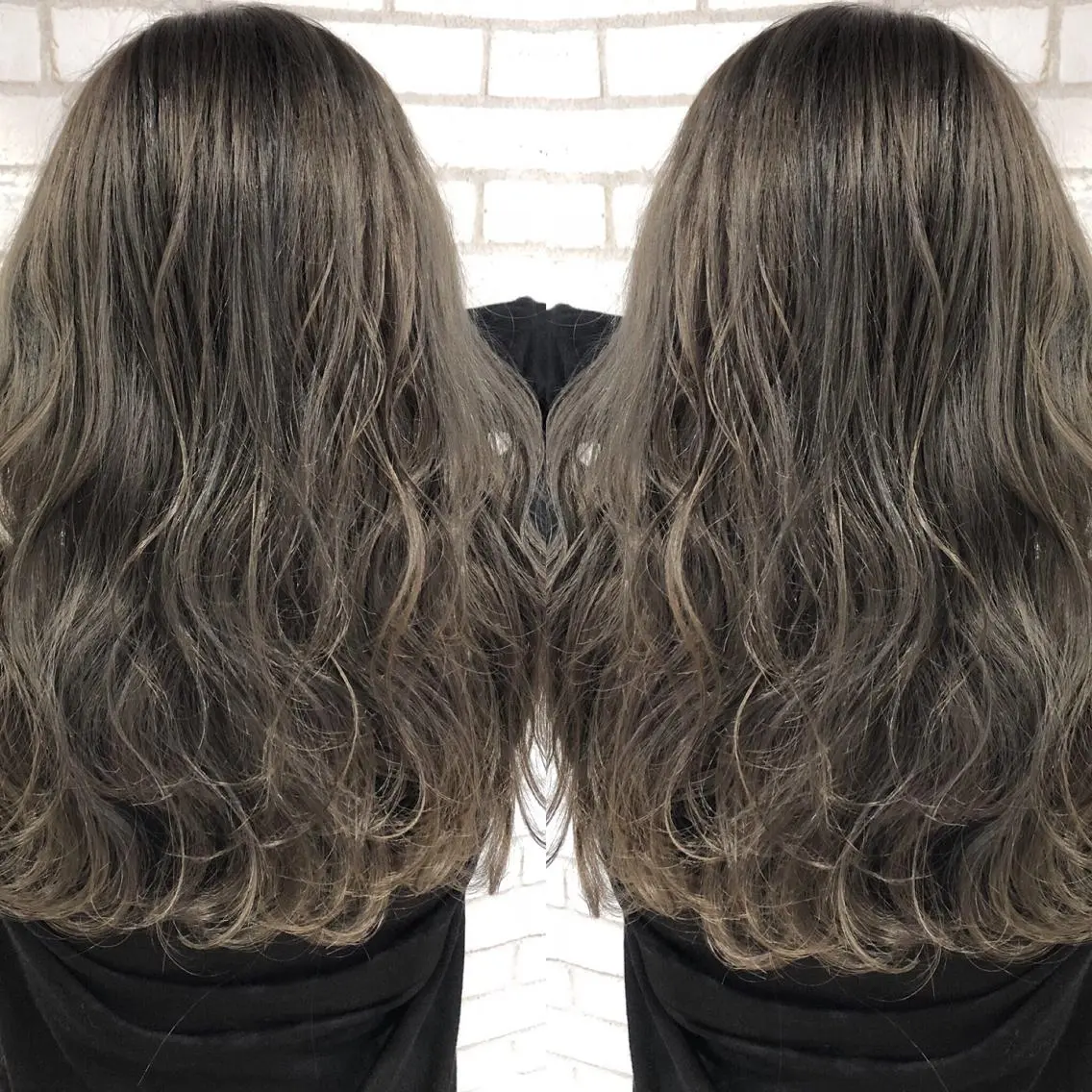 ロング カラー 小島 侑衣のヘアスタイル
