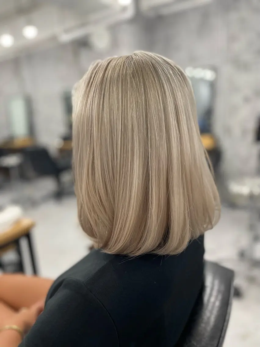 ミディアム カット ヘアカラー トリートメント MICO hairのヘアスタイル