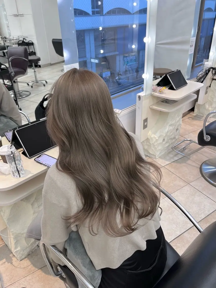 ロング 韓国レイヤー×モテ髪 /MITSUKI🤍のヘアスタイル