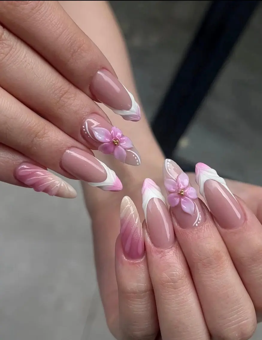 ネイル アートネイル チークネイル ドット フットネイル フレンチネイル ハンドネイル Rina Mika Nailsのネイルデザイン