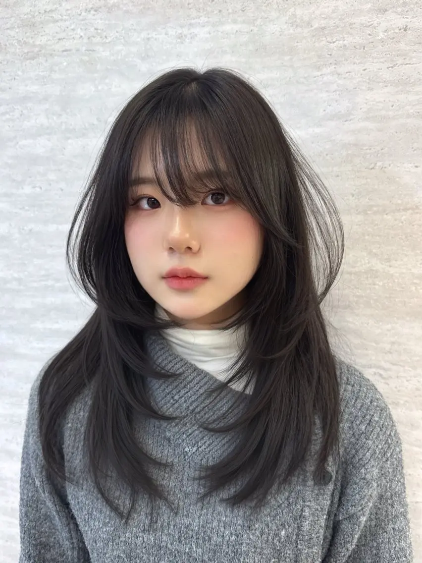 【💙ミニモ割💙】🫧JUNOレイヤーカット➕💙ケアカラー💙➕トリートメント🫧の写真