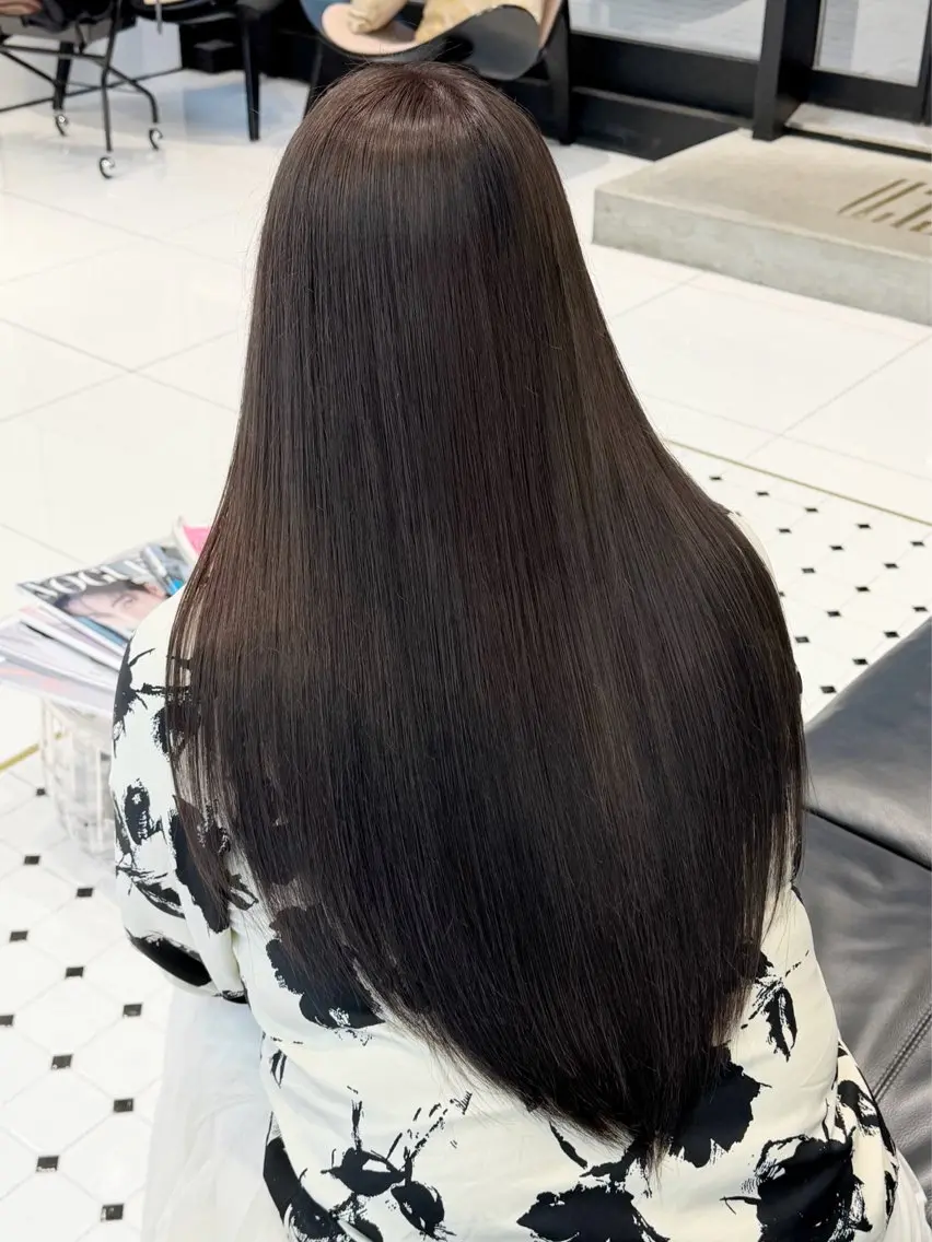 ロング カット ヘアカラー レイヤーカット🪽 カネコミユのヘアスタイル