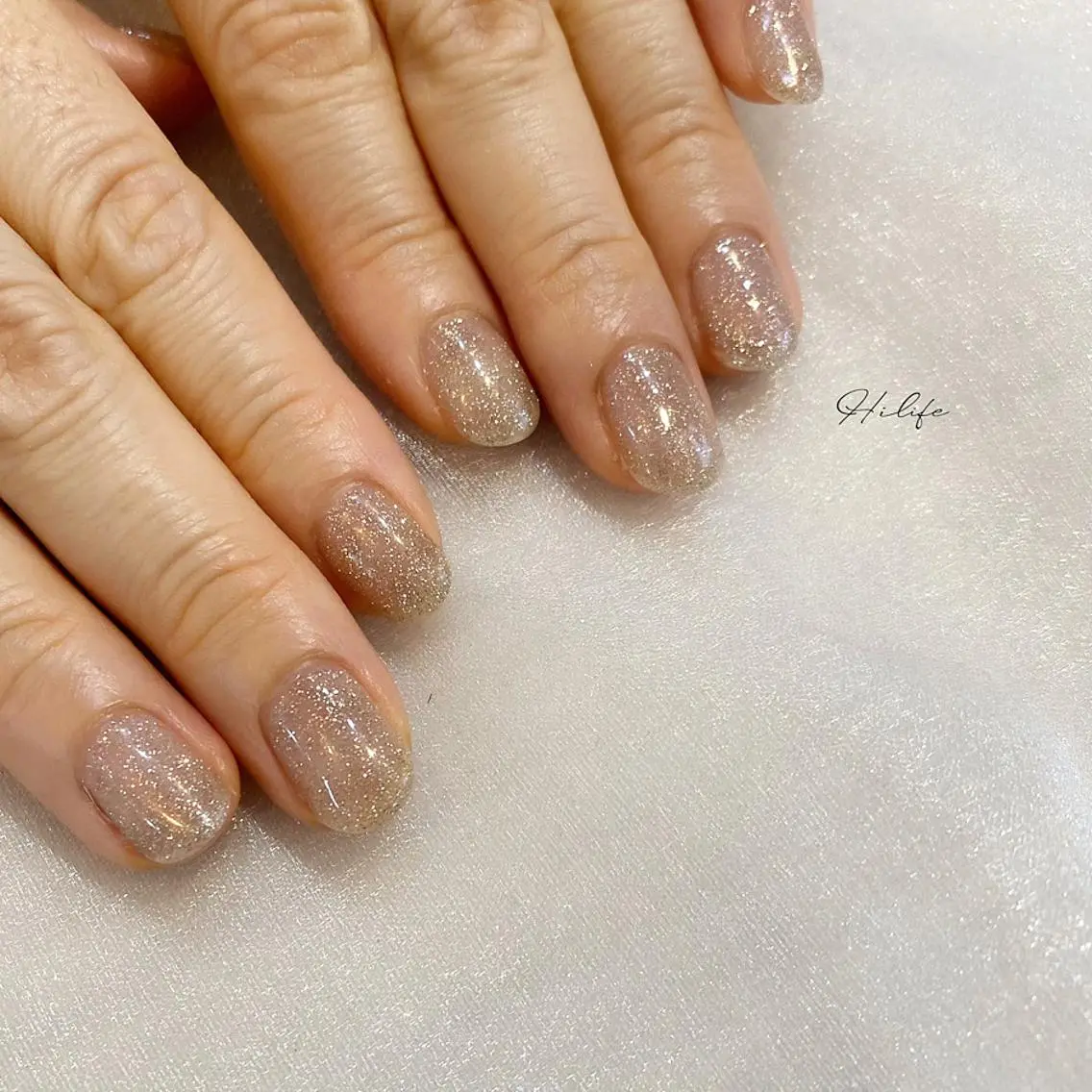 ネイル ラメ(グリッター) ネイルチップ ハンドネイル Nail Adore.のネイルデザイン