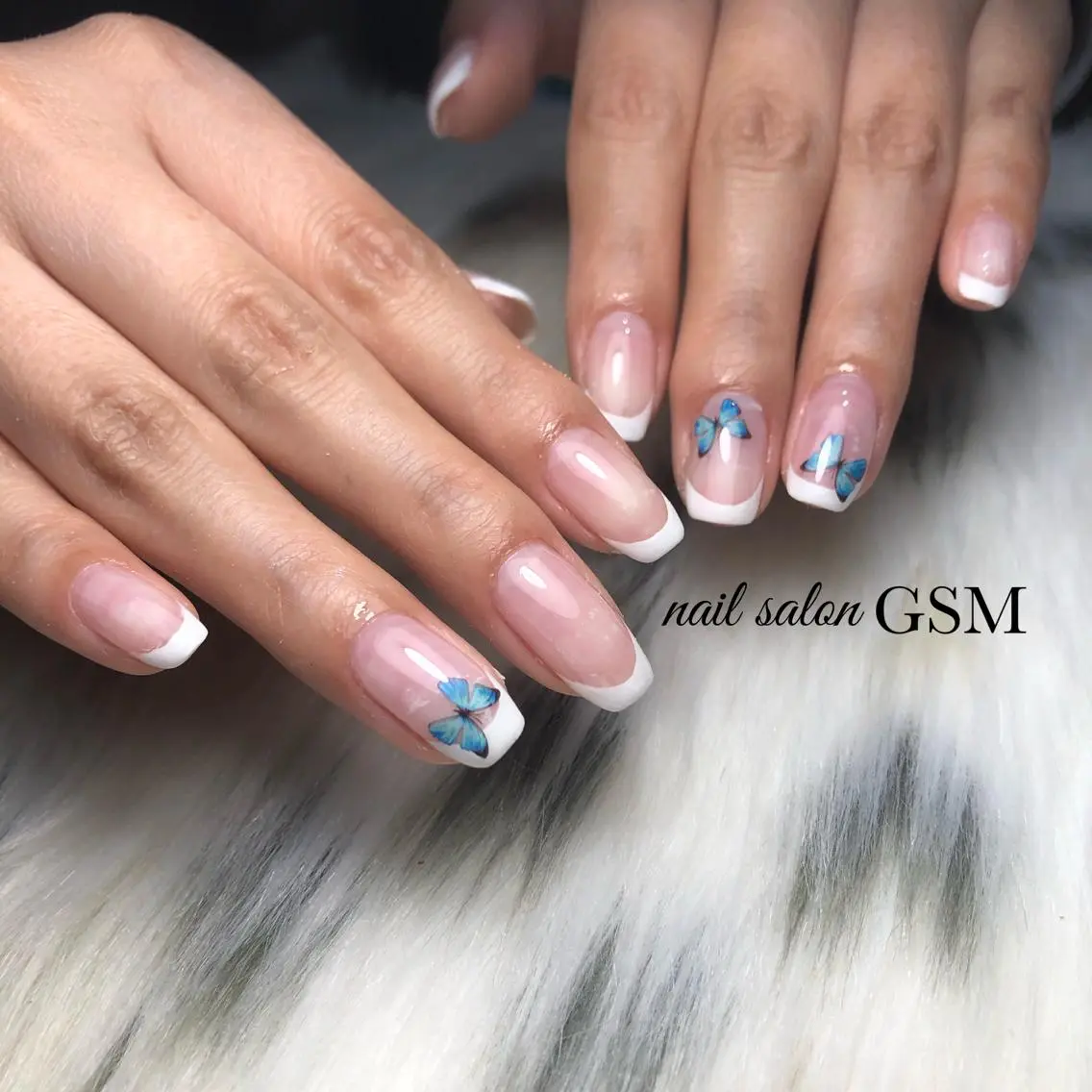 ネイル フレンチネイル ハンドネイル nail salon GSMのネイルデザイン