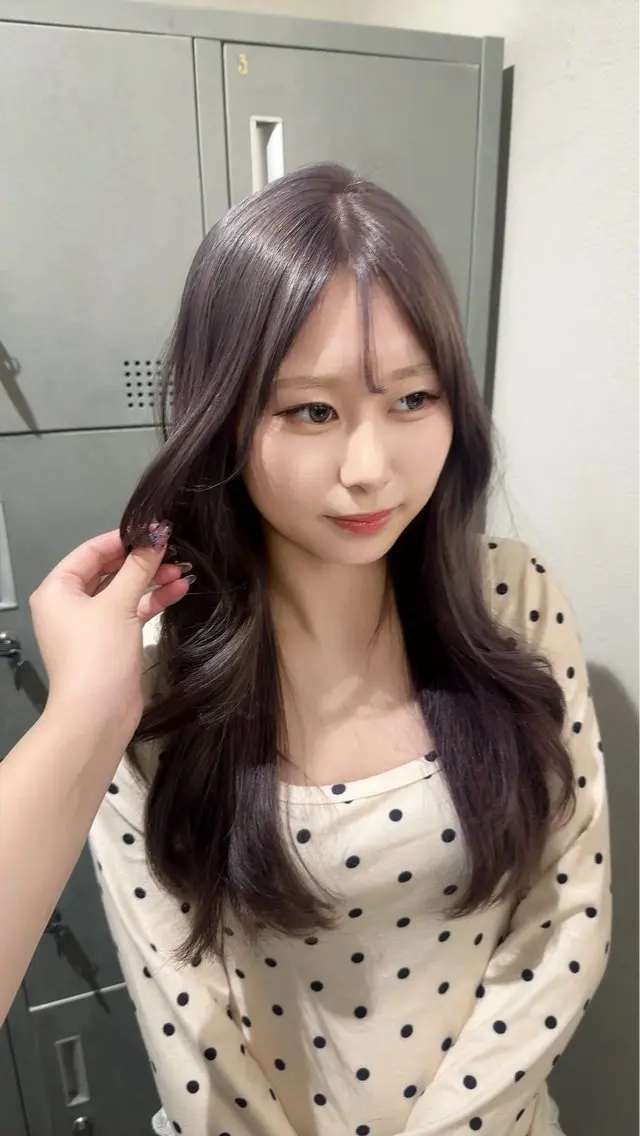 🤍顔周りカット＋透明感カラー🤍の写真