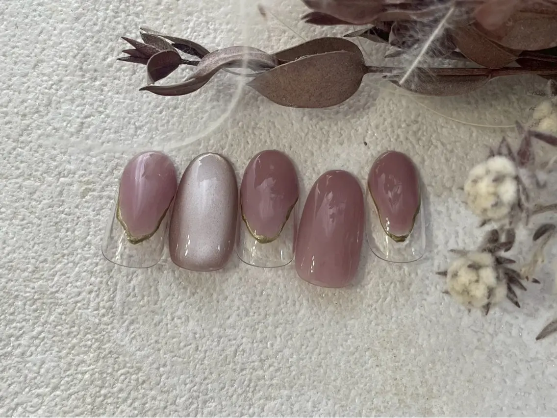 ネイル オーロラネイル フットネイル フレンチネイル ジェルネイル グラデーション ハンドネイル mogunail &blowのネイルデザイン