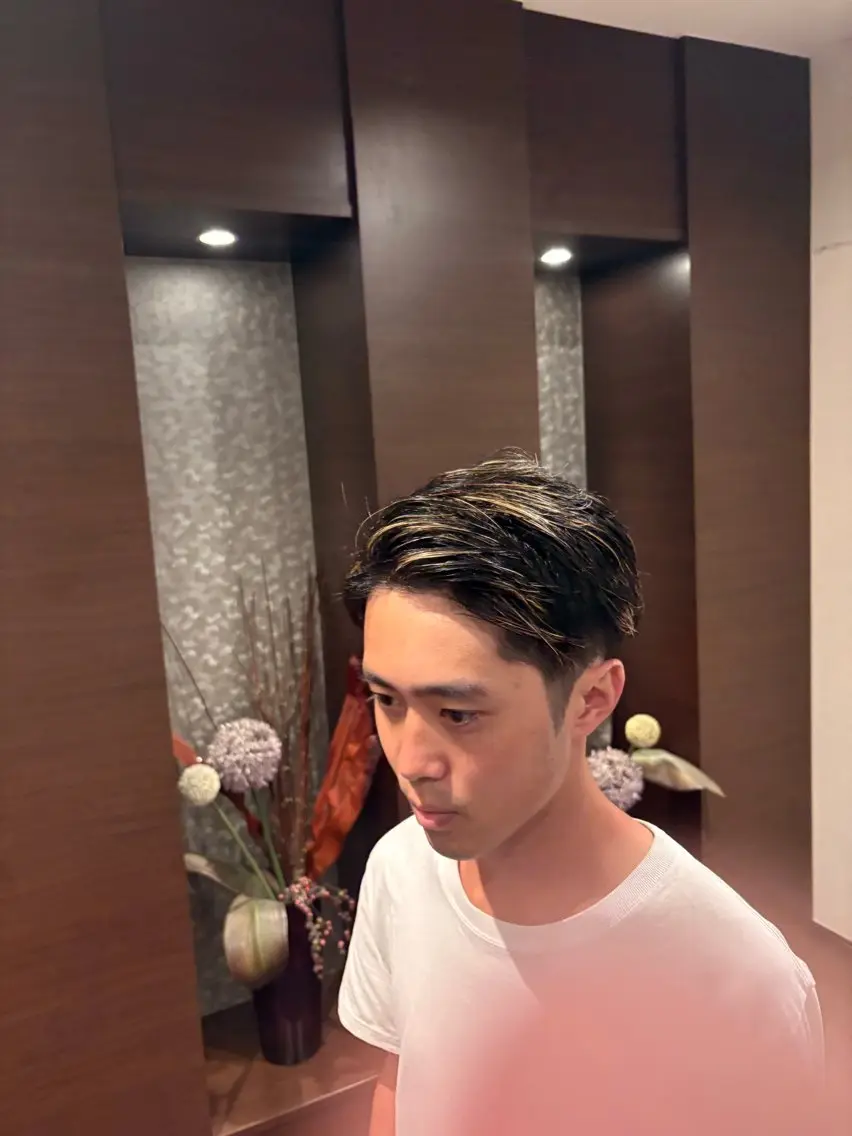 ショート メンズ 藤原 航のヘアスタイル